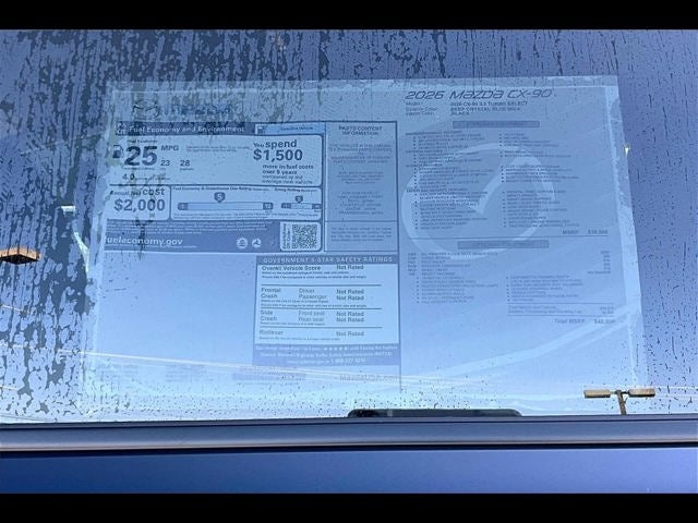 2026 Mazda Mazda CX-90 3.3 Turbo Select AWD