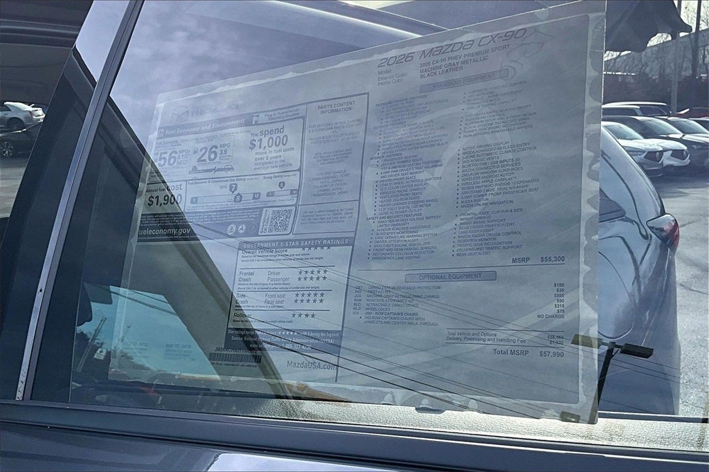 2026 Mazda Mazda CX-90 Plug-In Hybrid Premium Sport AWD