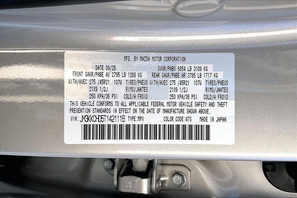 2026 Mazda Mazda CX-90 3.3 Turbo Premium Sport AWD