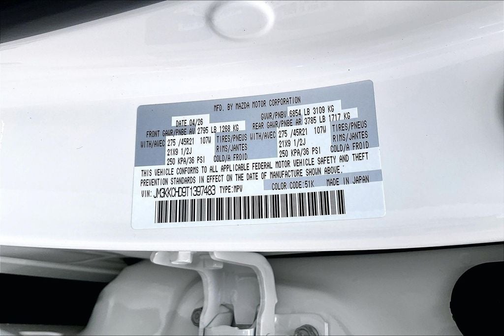 2026 Mazda Mazda CX-90 3.3 Turbo Premium Sport AWD