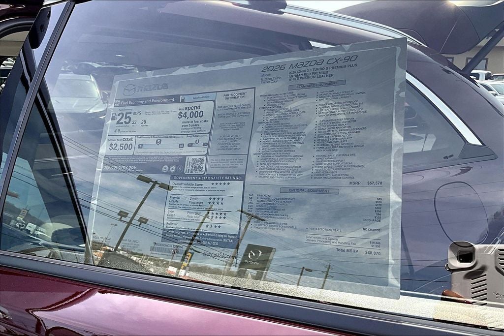 2026 Mazda Mazda CX-90 3.3 Turbo S Premium Plus AWD