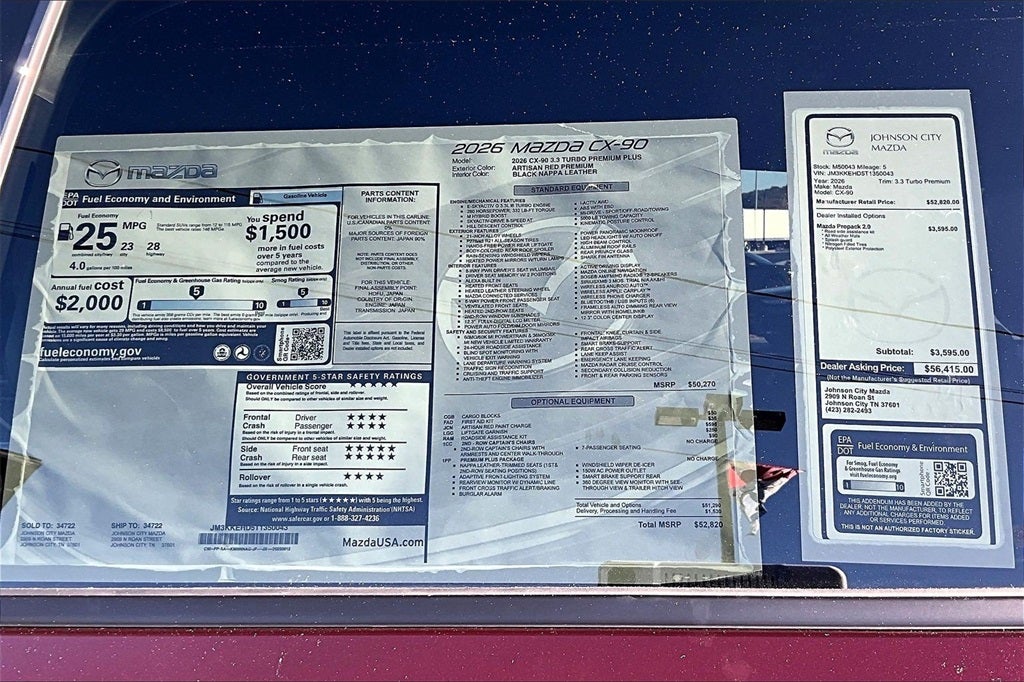 2026 Mazda Mazda CX-90 3.3 Turbo Premium Plus AWD