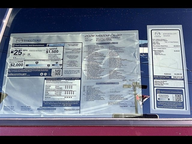 2026 Mazda Mazda CX-90 3.3 Turbo Premium Plus AWD