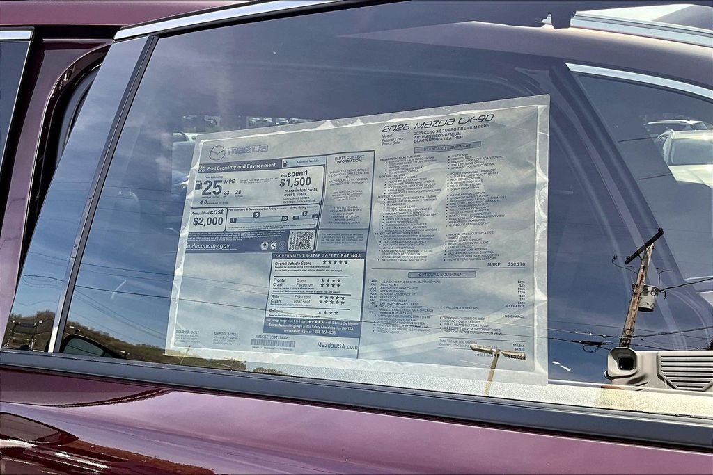 2026 Mazda Mazda CX-90 3.3 Turbo Premium Plus AWD