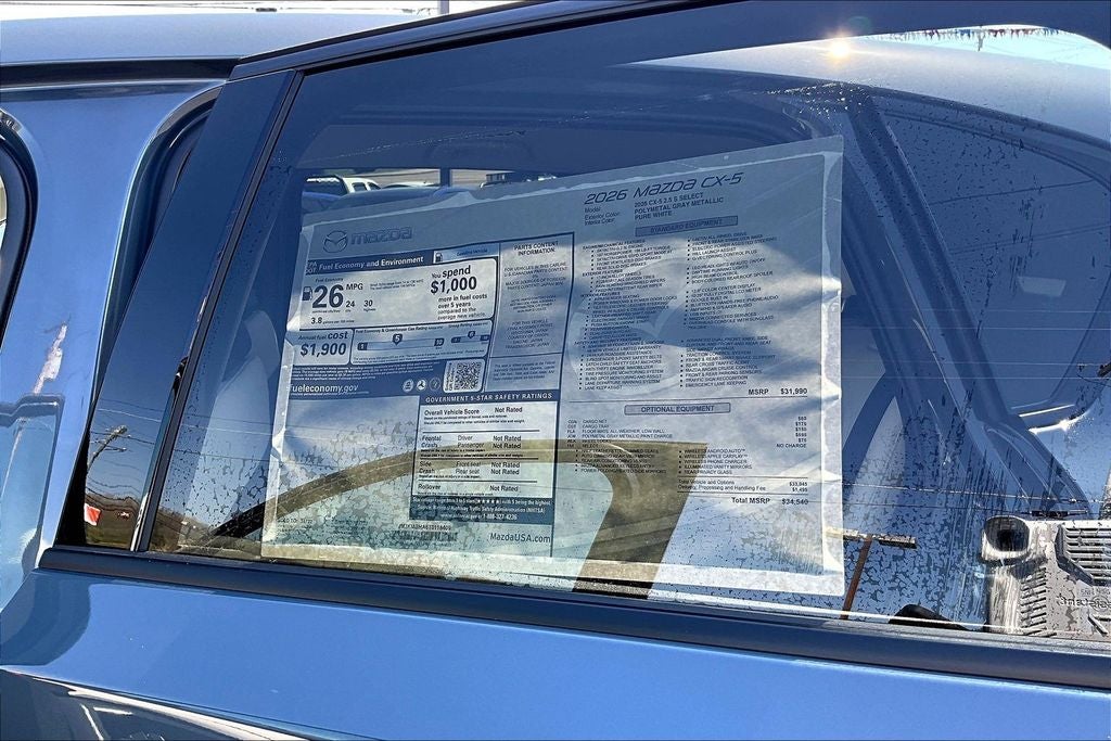 2026 Mazda Mazda CX-5 2.5 S Select AWD