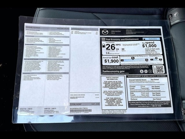 2026 Mazda Mazda CX-5 2.5 S Premium Plus AWD