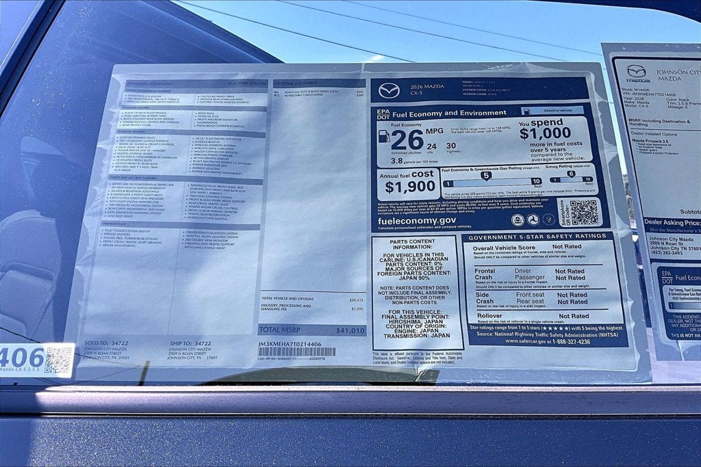 2026 Mazda Mazda CX-5 2.5 S Premium Plus AWD